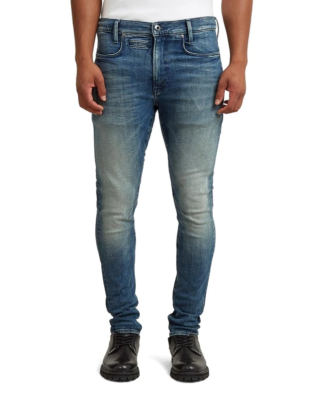 G-STAR Men's D-STAQ 3D Slim Jeans, Colour Blue, Size: Waist 34, Inseam 32