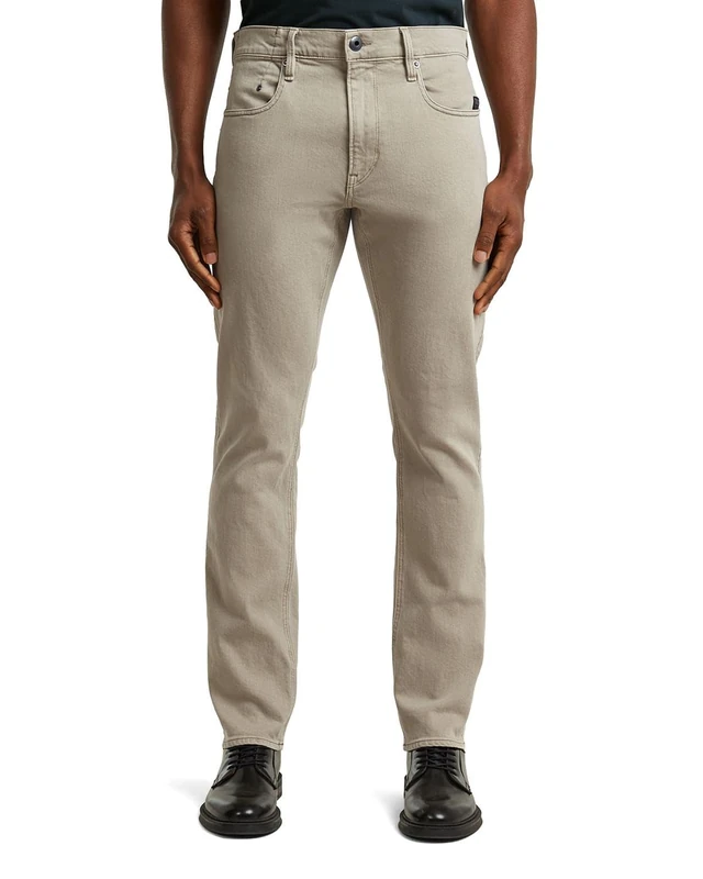 G-Star Men's Mosa Straight Jeans, Colour Beige, Size: Waist 36, Inseam 32
