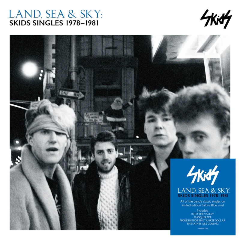 Skids - Land, Sea & Sky: Skids Singles 1978-1981 - Saltire Blue Vinyl