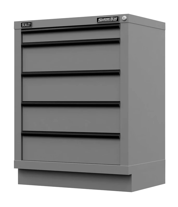 Sealey Superline PRO® Black Edition Modular 5 Drawer Floor Cabinet 680mm - APMS35BE