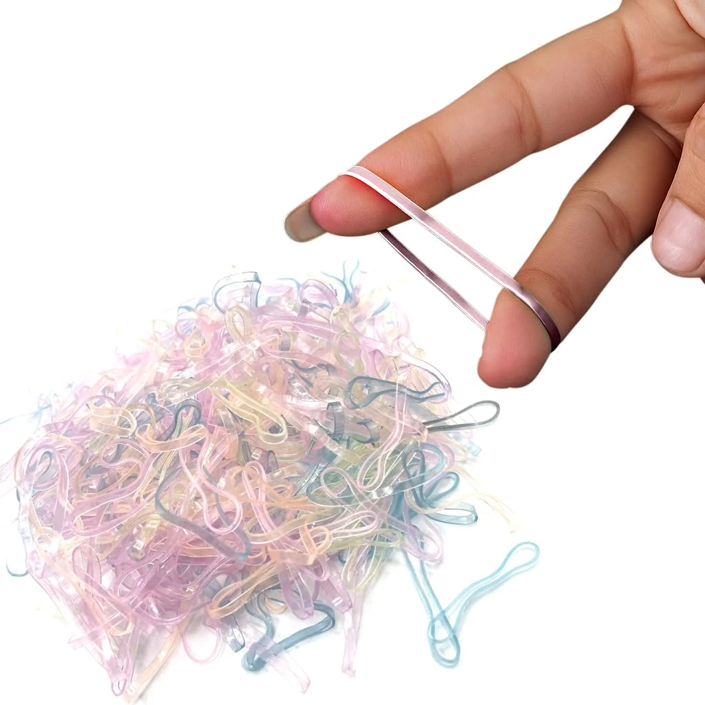 Cosy Companions 250x ColourMix4 Elastic Ponytail holders, Ties, Small