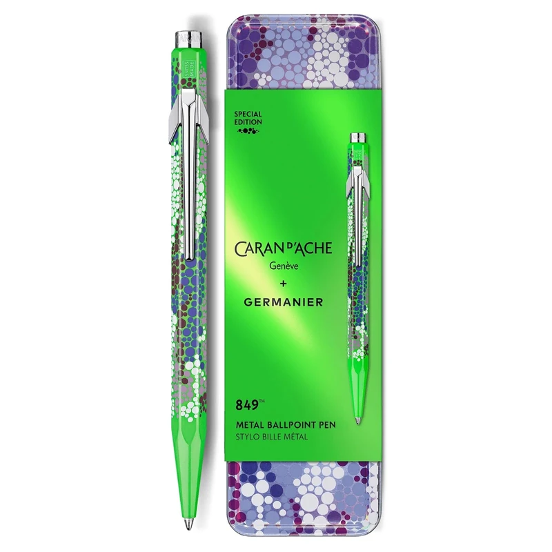 849 GERMANIER NEON GREEN BALL PEN