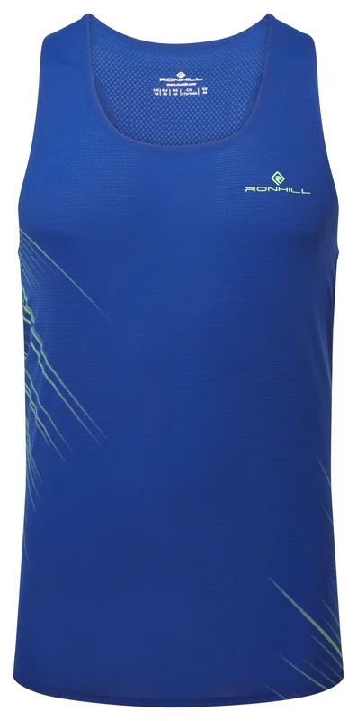 Ronhill Running, Men's Tech Race Vest, DarkCobalt/FluoGreen, S