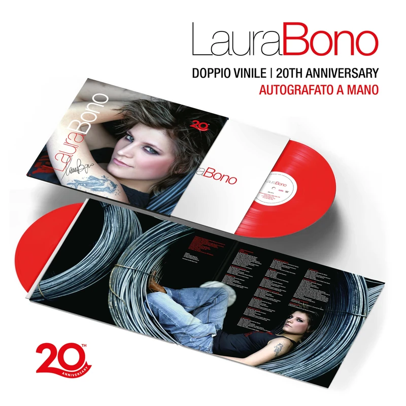 Laura Bono (20th Anniversary) Doppio Lp Autografato Rosso Trasparente [VINYL] - Image 1