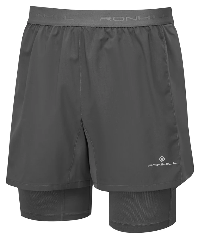 Ronhill Running, Men's Tech 5" Twin Short, Oxide, M