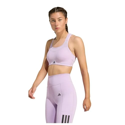 adidas Tlrd Impact Training High Impact Sports Bra L Purple