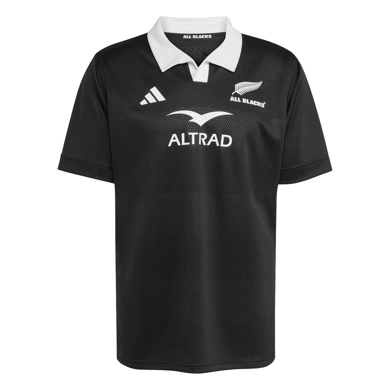 adidas Men's All Blacks Home Replica Jersey Shirt, All Black, XXL