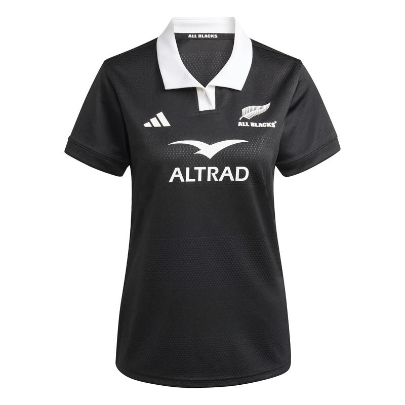 adidas Women's All Blacks Home Replica Jersey Women Shirt, All Black, XL