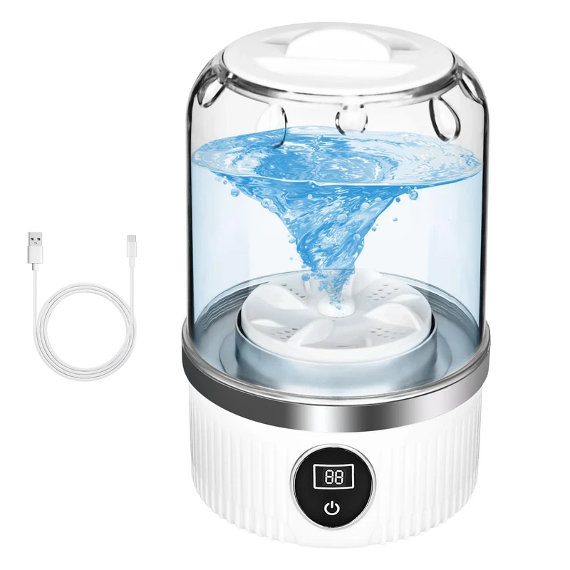 CTDMJ Portable USB Mini Washing Machine - 600g, Travel & Dorm Use