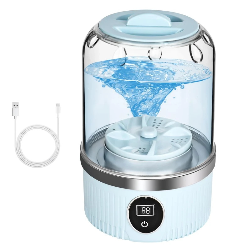 DMJJSD Portable USB Mini Washing Machine - 600g, Travel & Dorm Use