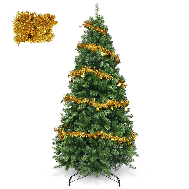 YEAUPE PRO Artificial Christmas Tree, Polyvinyl Chloride, Green, 210 cm