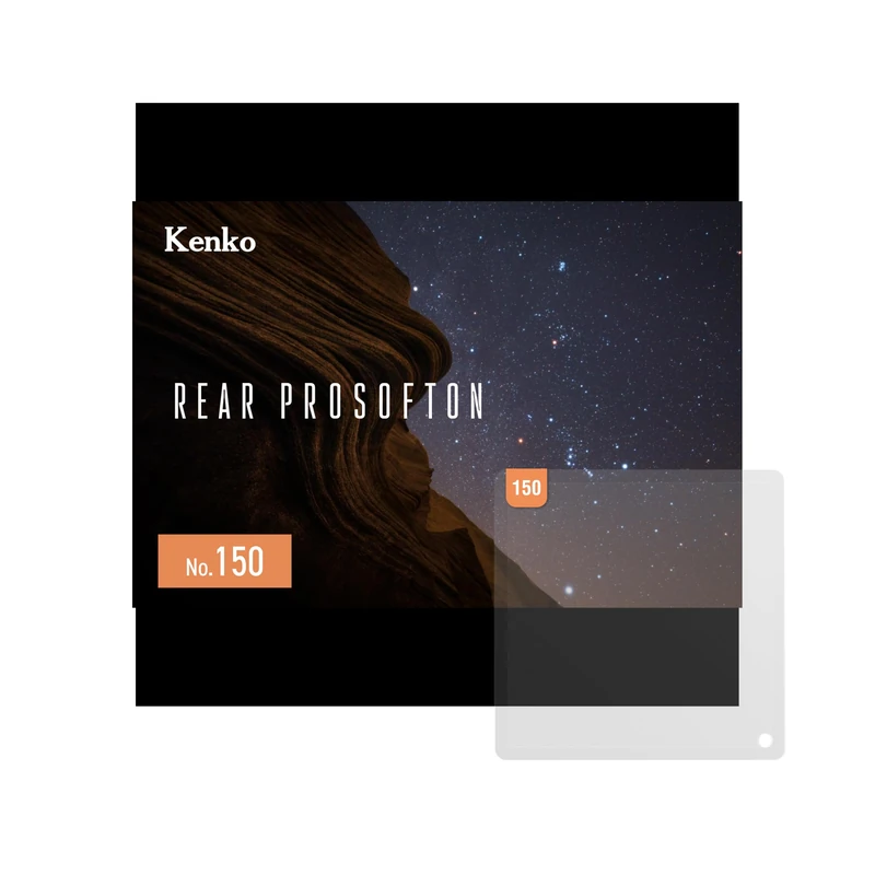 Kenko Soft Effect Filter Rear PROSOFTON No. 150, Solo Package, Compatible with Ultra-Wide Lens, for Star Scape Photography, Made in Japan, 390245 - Image 1