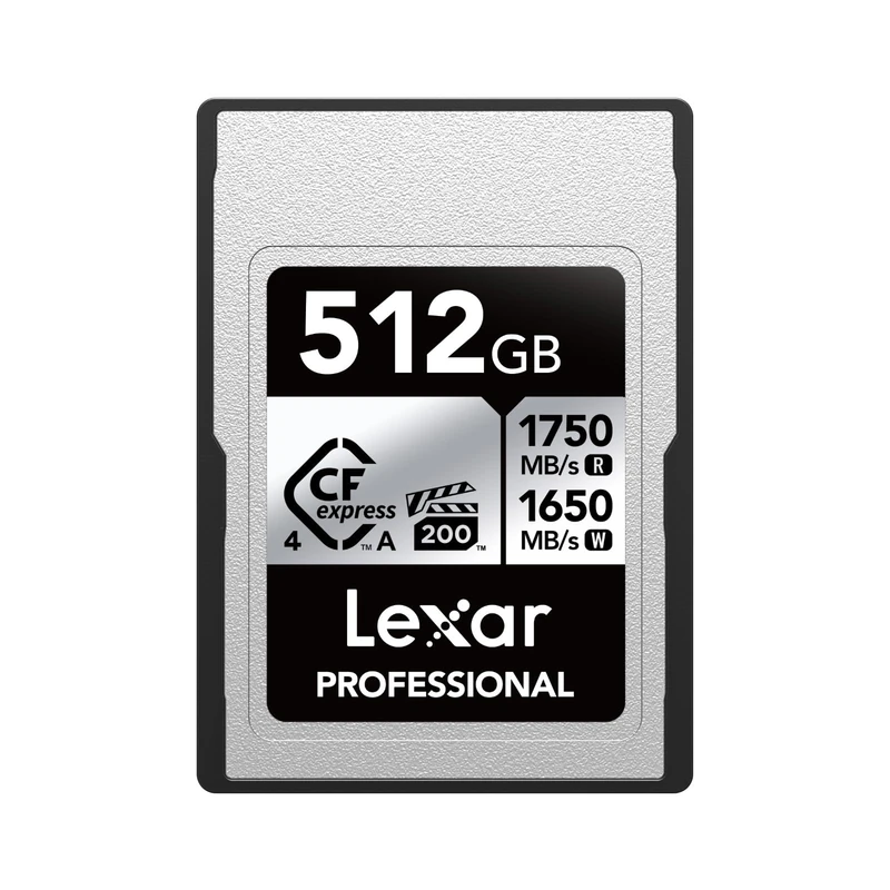 Lexar Professional Silver Series CFexpress 4.0 Type A Card 512GB, CFe Card up to 1750MB/s Read, VPG200, 8K Video CF Card, Memory Card Compatible with Sony Alpha and Sony FX Cameras - Image 1