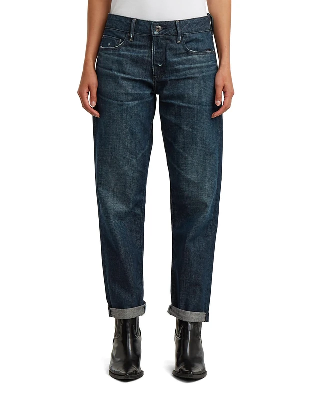 G-STAR Women's Kate Boyfriend Jeans, Colour Blue, Size: Waist 28, Inseam 34