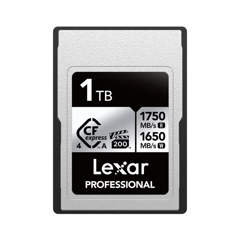 Lexar Professional Silver Series CFexpress 4.0 Type A Card 1TB, CFe Card up to 1750MB/s Read, VPG200, 8K Video CF Card, Memory Card Compatible with Sony Alpha and Sony FX Cameras