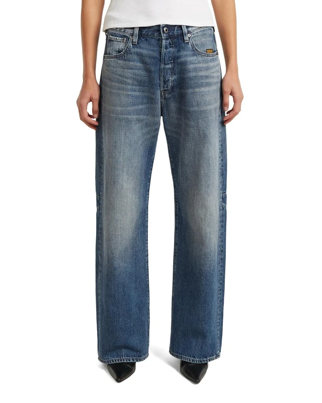 G-Star Women's Bowey 3D Boyfriend Jeans, Colour Blue, Size: Waist 32, Inseam 34
