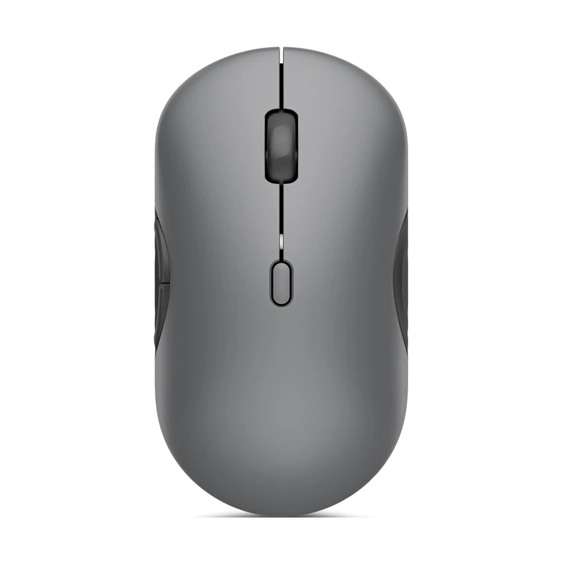 Lenovo 700 – Multi-Device Wireless Silent Mouse (Infrared Optical, USB Receiver, Bluetooth 5.3 Dual, Ergonomic, Ambidextrous, x1 AA Battery, Easy Change Between 3 Devices) – Grey