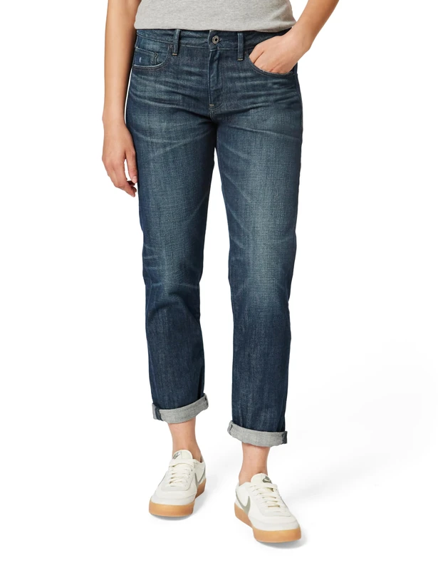 G-STAR Women's Kate Boyfriend Jeans, Colour Blue, Size: Waist 25, Inseam 32 - Image 1