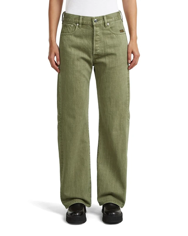 G-Star Women's Bowey 3D Boyfriend Jeans, Colour Green, Size: Waist 29, Inseam 30