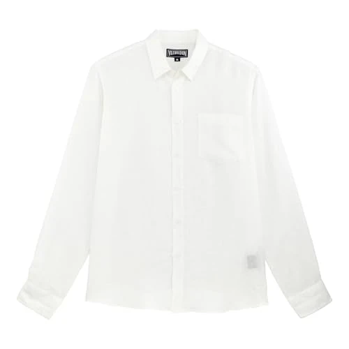 Vilebrequin, Linen Shirt Solid, 5Xl, White