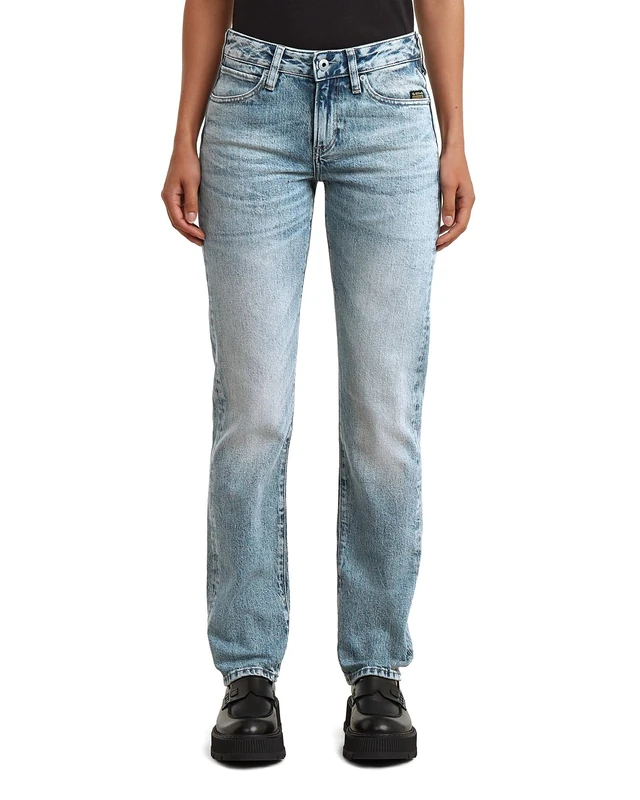 G-Star Women's Lennoxx Slim Straight Wmn, Colour Blue, Size: Waist 32, Inseam 34 - Image 1