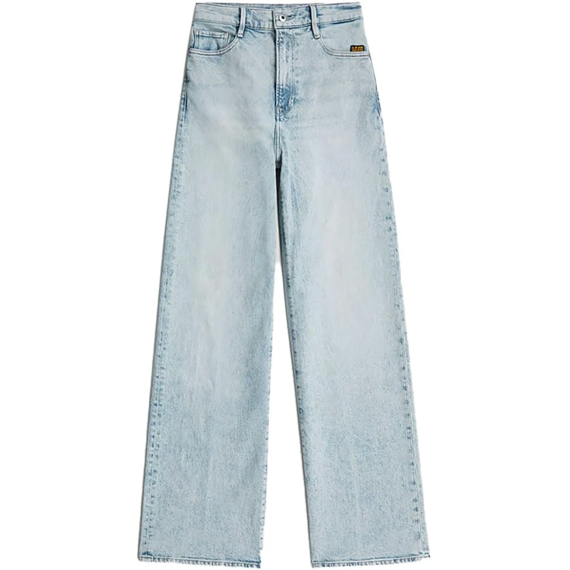 G-Star Women's Deck 2.0 High Loose Jeans, Colour Blue, Size: Waist 25, Inseam 32