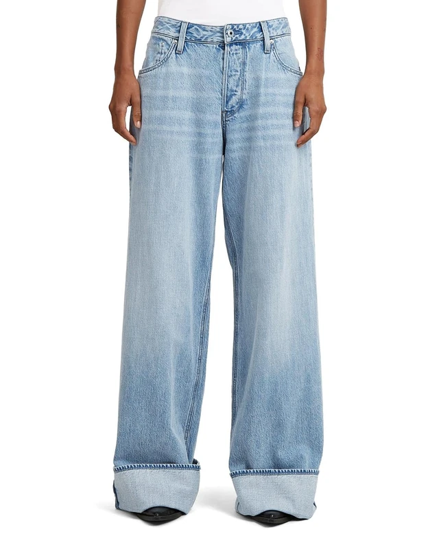 G-Star Women's Roxx Wide Wmn, Colour Blue, Size: Waist 26, Inseam 28