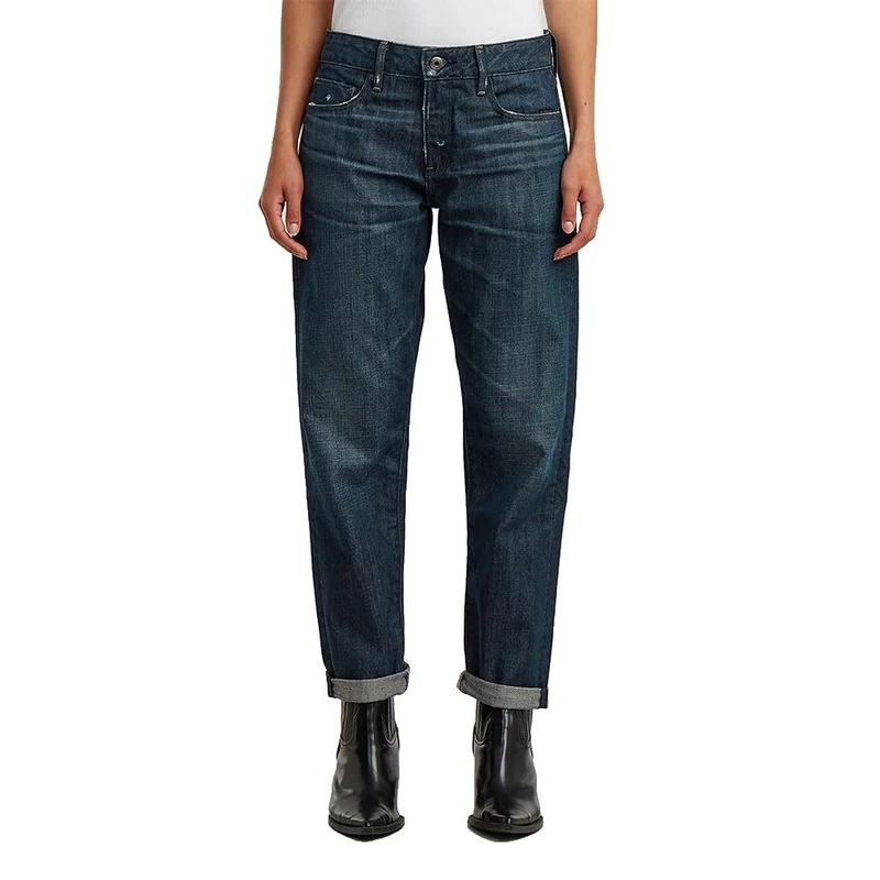 G-STAR Women's Kate Boyfriend Jeans, Colour Blue, Size: Waist 24, Inseam 32