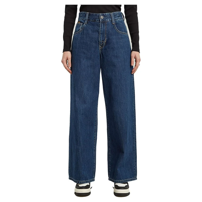 G-Star Women's Skater High Loose Jeans, Colour Blue, Size: Waist 27, Inseam 34