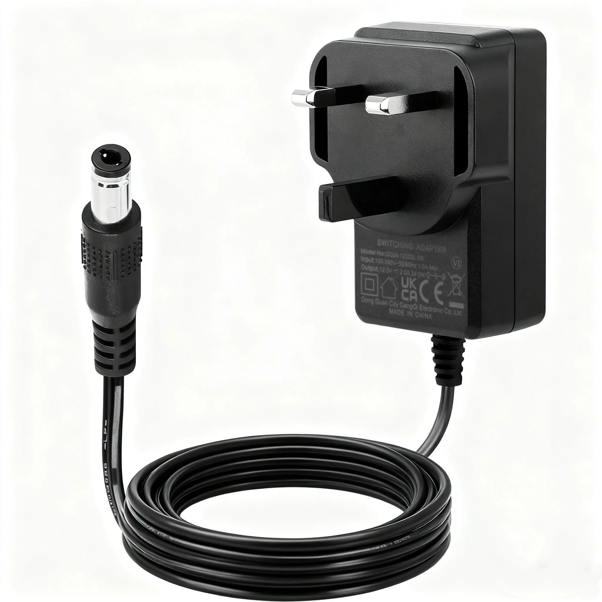 12V 2A Power Supply Adapter for BT-Openreach ONT Openreach EchoLife-HG612-Fibre-optic-Modem, 100-240V AC/DC Converter Adapter Driver Transformer LED Strip Lights CCTV Camera Wireless Router