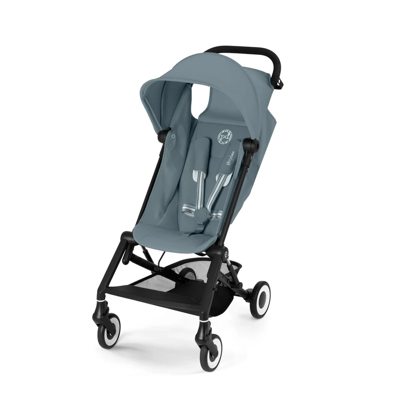 CYBEX Gold Buggy Agis from Approx. 6 Months to Approx. 4 Years (max. 22 kg), Suitable as Hand Luggage, Stormy Blue (Blue)