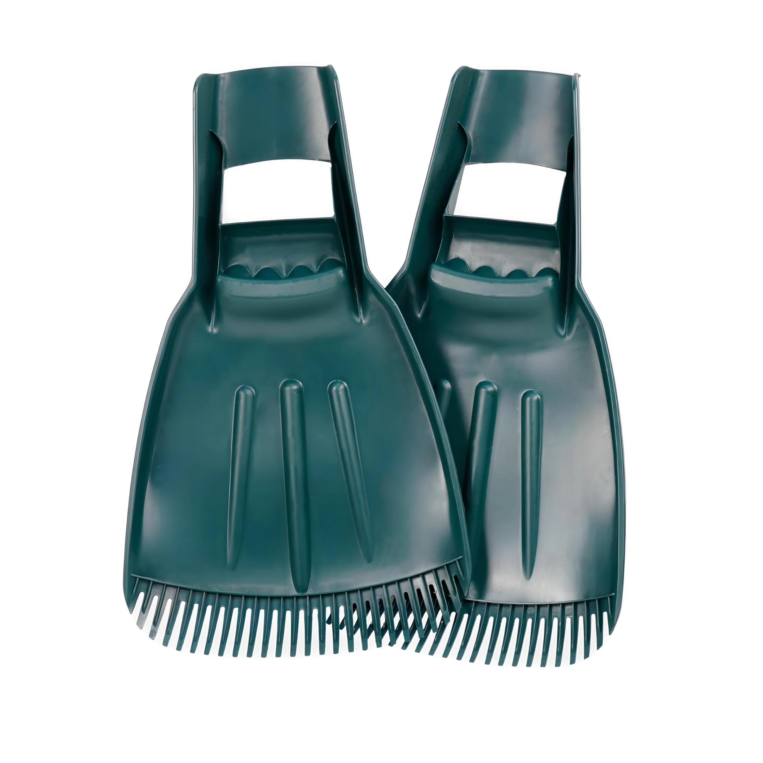 DIVCHI Leaf Scoops for Yard and Garden – Set of 2 Leaf grabber, Large leaf collector for Lawn Grass, Debris & Leaf Removal – Oversized Plastic Claw Design, Durable & Lightweight with Comfort Grip
