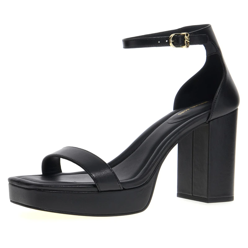 Michael Kors MERRIAM PLATFORM SANDAL BLACK Women, UK 6