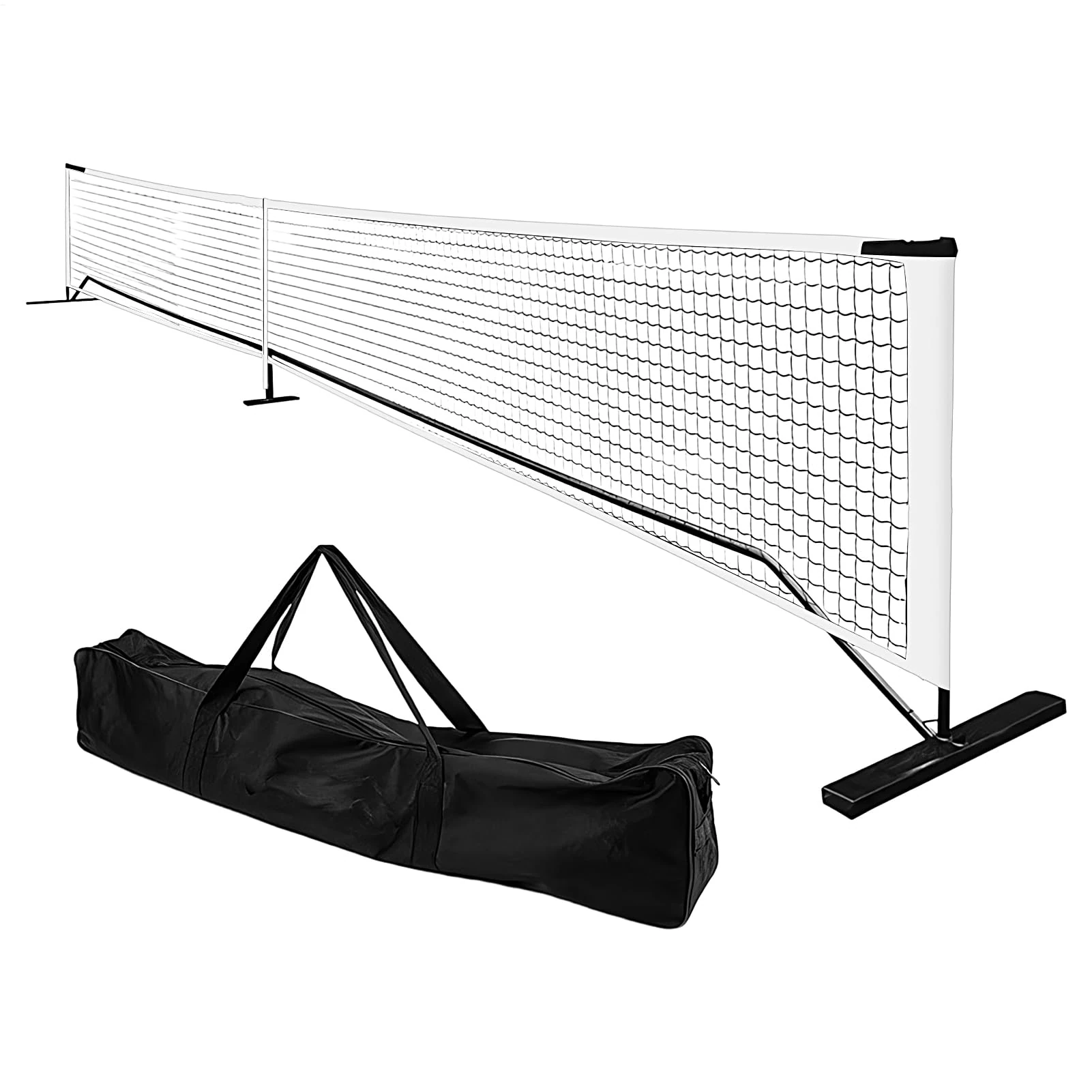 Tennis Net - 9.5kg Outdoor Nets | Soccer Tennis Nets | Heavy-duty Detachable Practice Mesh | Retractable Portable P Ickleball Nett Set With Carry Bag 22ft For Tennises/Badmintons
