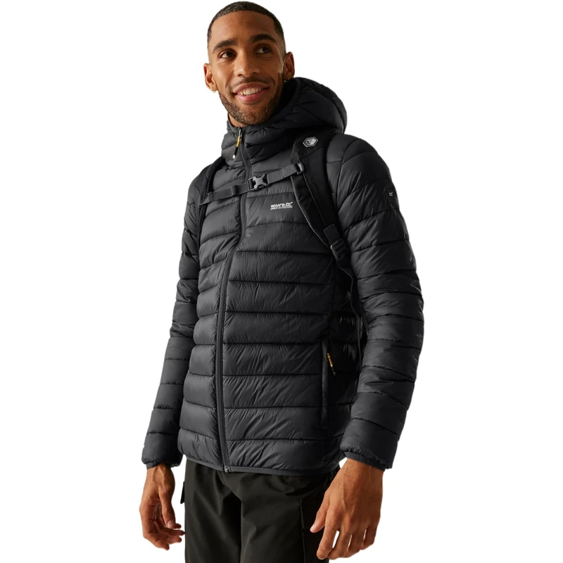 Regatta Mens Hooded Marizion Puffer Jacket Water Repellent Insulated Padded Winter Coat