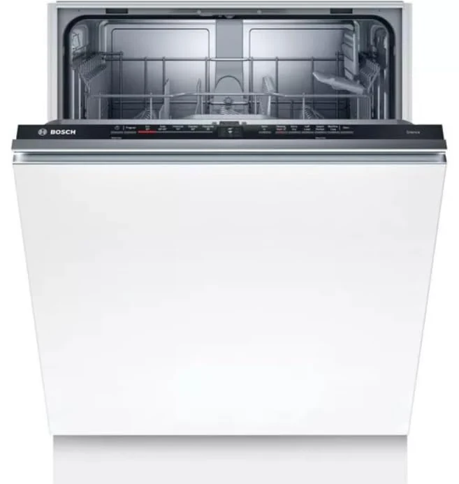 SMV2HTX02G Series 2 Fully Integrated Built-in Dishwasher, 60 cm, 13 Place Settings, ExtraDry, Silence on Demand, EcoSilence Drive, Home Connect – Stainless Steel