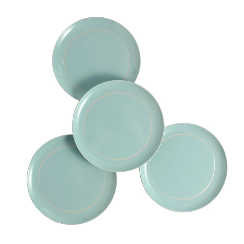 Tilly Ramsay Plate 27cm 10.6in Blue Set of 4