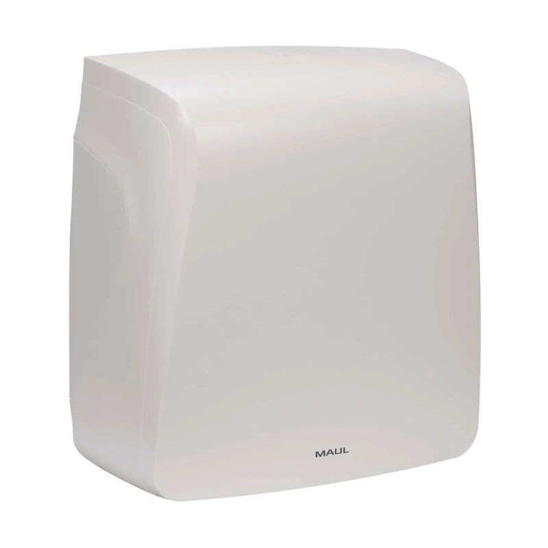 MAUL Paper Towel Dispenser 32.4 x 16 x 34.8 cm | Paper Towel Dispenser for up to 550 Sheets | Hand Towel Dispenser Made of Shatterproof Plastic | Ideal for Bathroom | Includes Mounting Material |