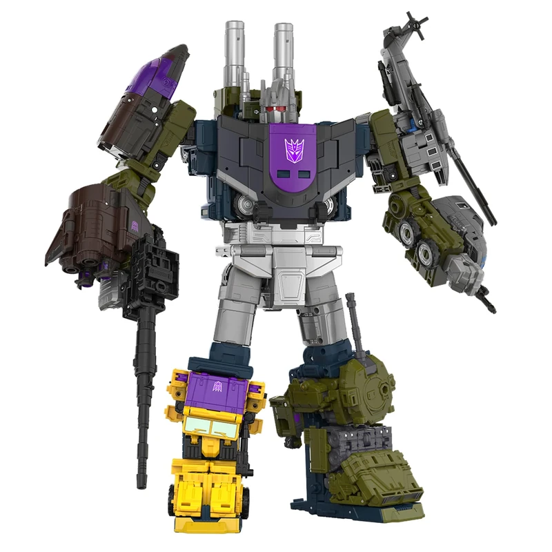 Transformers Age of the Primes Combaticon Onslaught, Commander Class 17-cm Converting Action Figure, Robot Toys for Ages 8+