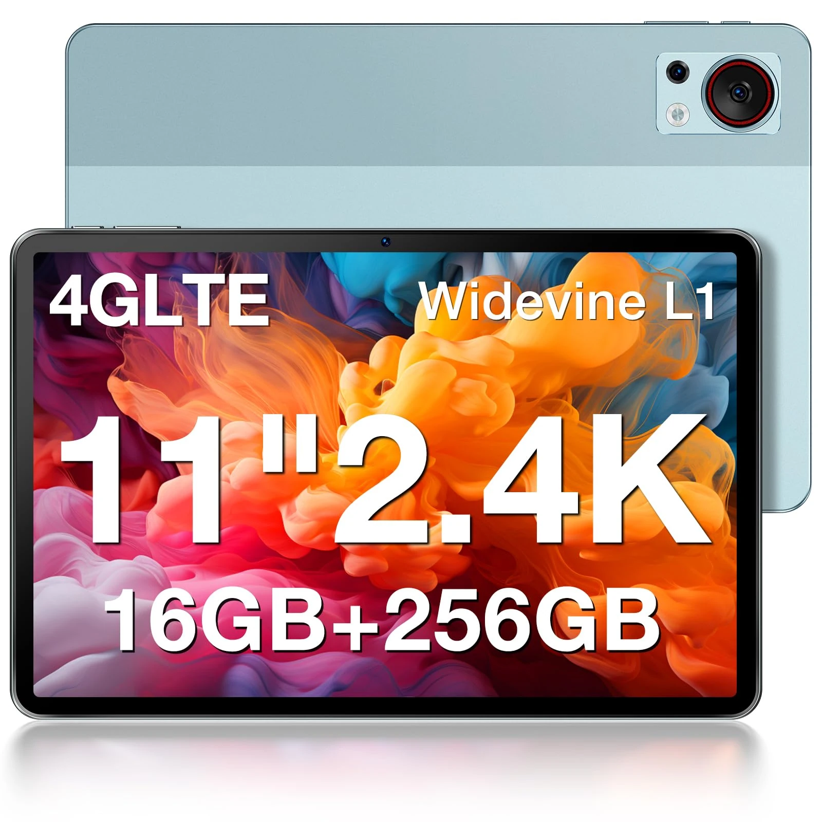 DOOGEE T30S Android Tablet 11 Inch Tablets 2.4K Tablets with Sim Card Slot, 16GB RAM+256GB ROM TF1TB T606 Octa-Core, 8580 mAh 8MP+13MP 3.5mm, 5G WIFI, Bluetooth 5.0 Android Gaming Tablet - Blue