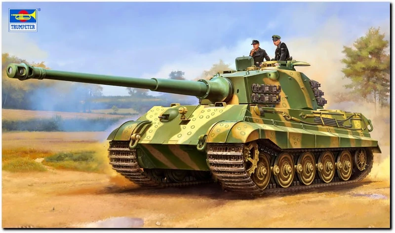 Trumpeter 1:16 - Pz.Kpfw.IV Sd.Kfz. 182 Tiger II Henschel