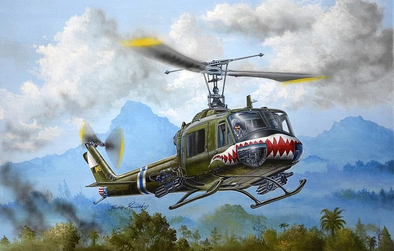 Trumpeter 1:35 - UH-1B Huey Gunship