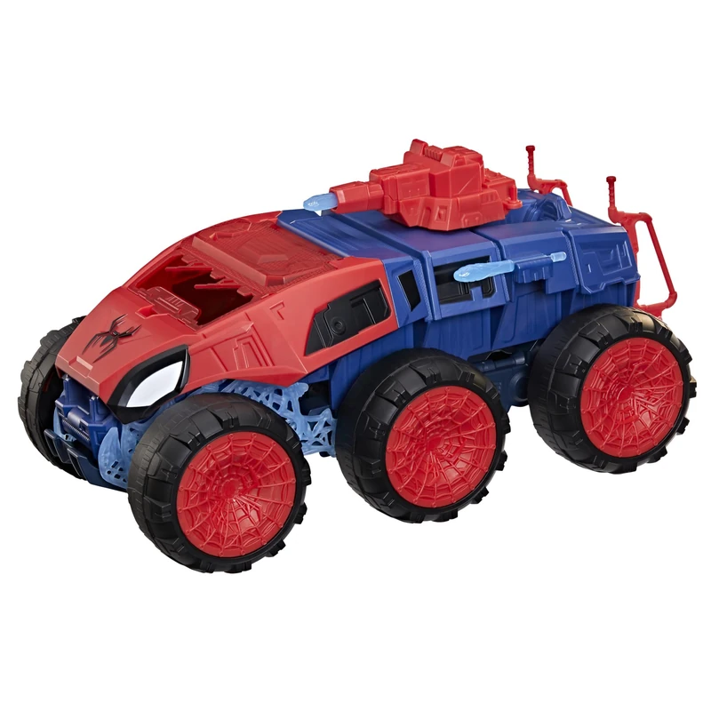 Marvel Spider-Man Day 2-In-1 Super Chompin' Tank, 11.4 cm Action Figure & Toy Vehicle Set, Super Hero Toys and Figures, Ages 4+