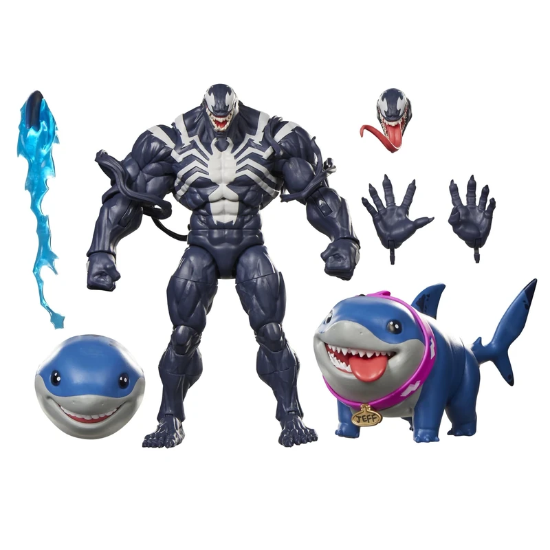 Marvel Legends Series Marvel Rivals Venom & Jeff the Land Shark, Video Game -Inspired Collectible 15 cm Action Figures