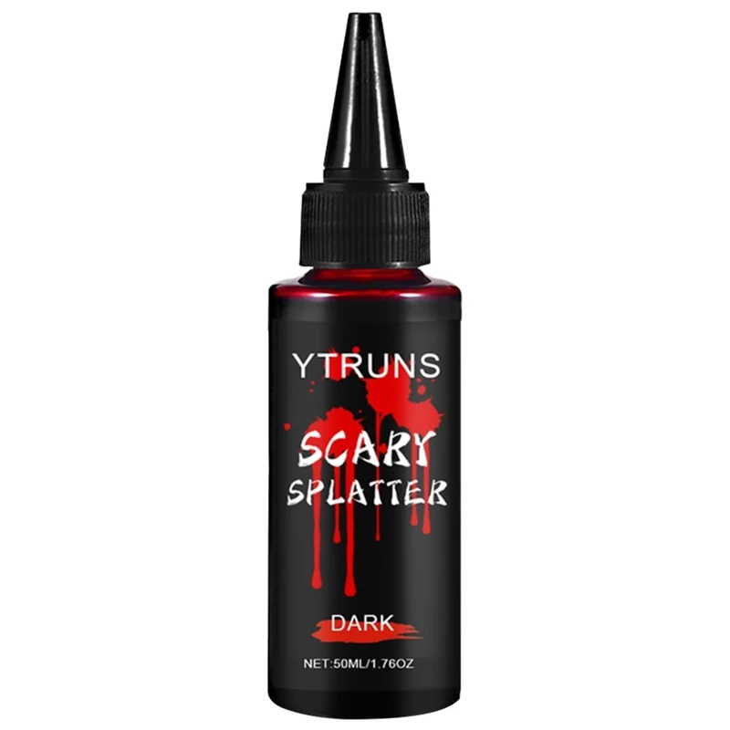 Rswnyirn Halloween Makeup Blood Splatter | Fake Spray Blood | Performance Face Paint, Costumes, & Special Effects Type 2 (Dripping) One Size