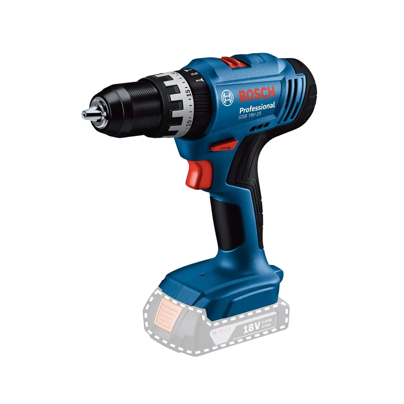 Bosch Professional 18V System Cordless Impact Drill Driver GSB 18V-25 (Screw Ø max. 10 mm)