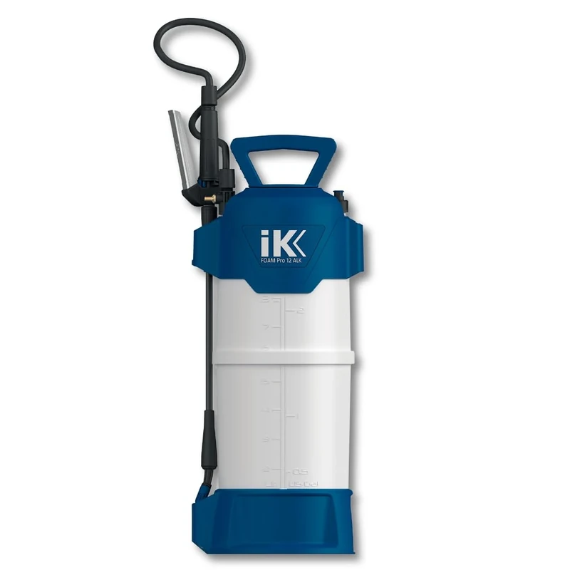 IK FOAM Pro 12 ALK - Professional Foam Sprayer for Alkaline Products - 6L Capacity - Safety & Precision - Ideal for Industrial Cleaning & Automotive - Made in Spain