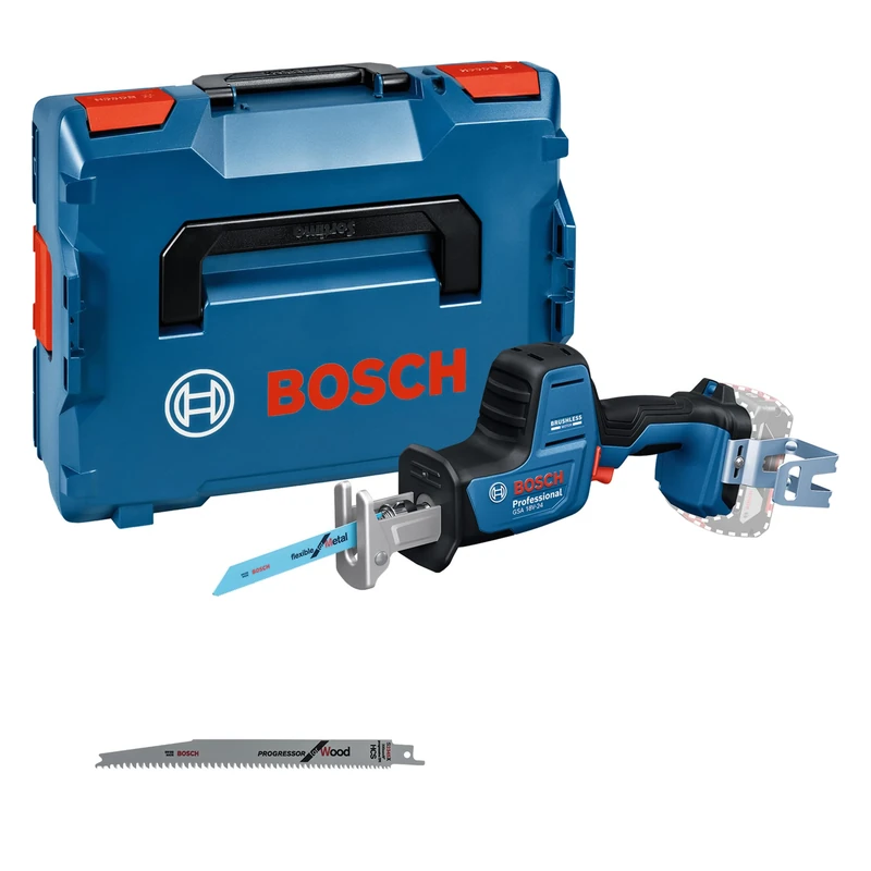 Bosch Professional 18V System Cordless All Purpose Saw GSA 18V-24 (incl. S922EF, S2345X, Ladder Hook kit, L-BOXX)