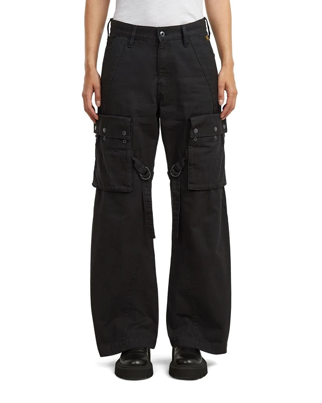 G-STAR Women's Mega Cargo wmn, Size: 29, Color Black - Image 1