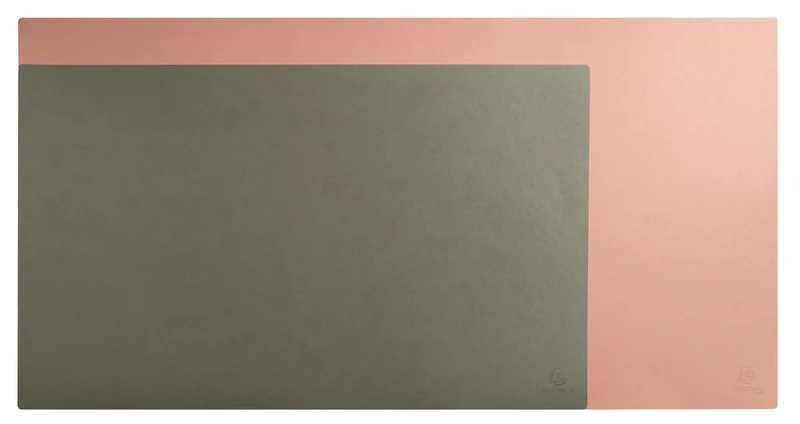 Exacompta - Ref 29140E - Box of 16 Flexible Home Office Desk Pads - in Two-Tone Polyurethane - Flexible and Durable, Desk Protection, Mouse pad - 40 x 80 cm - Assorted Colours - Delivered Flat Packed